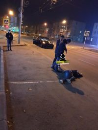 Пострадавшая женщина