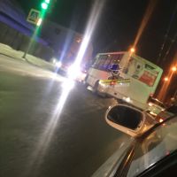 Фото с места инцидента с участием пешехода