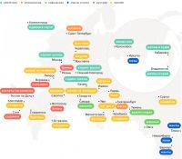 Карта предпочтений россиян
