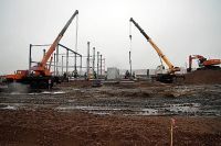 Работы в башкирском Стерлитамаке начались с нуля еще в середине октября - спустя считанные дни после анонса
