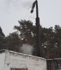 Покосившаяся котельная