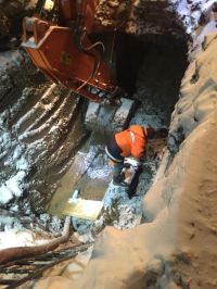 Копать пришлось глубоко