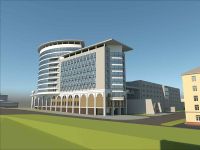 Насколько удачно впишется новое здание в привычный пейзаж площади Сахарова, тоже не ясно