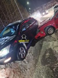 Кадры с места аварии