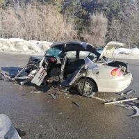 Все, что осталось от иномарки