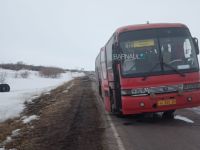 Автобус без колеса