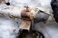 Трубы находятся в плачевном состоянии