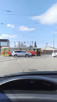 Сход с рельс на Советской Армии