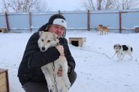 Евгений Гайдадым в приюте