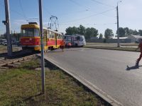 Массовое ДТП с трамваем и маршруткой