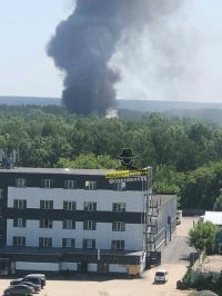 Пожар виден издалека