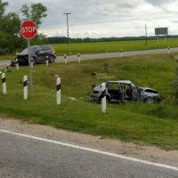 Результат столкновения между Honda и Lada