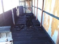 Сгоревшая скамья запасных