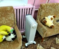 Обогреватели в группе вместо батарей