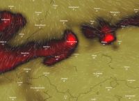 Карта концентрации угарного газа