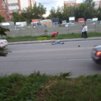 Последствия наезда на пешехода в Барнауле