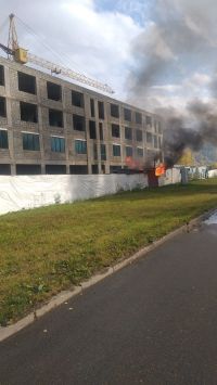 Фото с места пожара