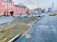 Асфальт вместо плитки