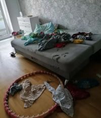 Состояние квартиры погибшей после задержания