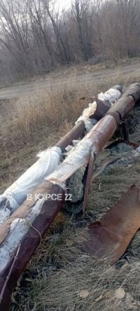 В таком состоянии находятся теплосети на подходе к дому