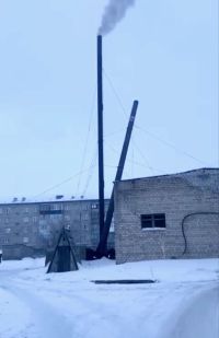 Мусоровоз оставил каменскую котельную без трубы
