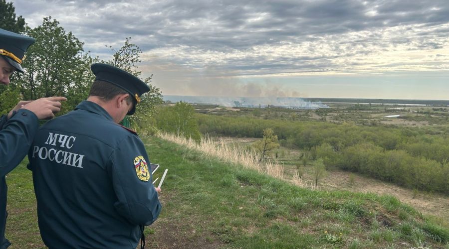 МЧС на месте возгорания