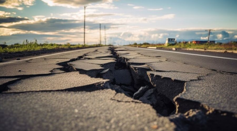 повреждение асфальта
