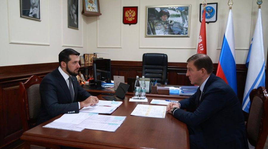 Андрей Турчак и Александр Прокопьев