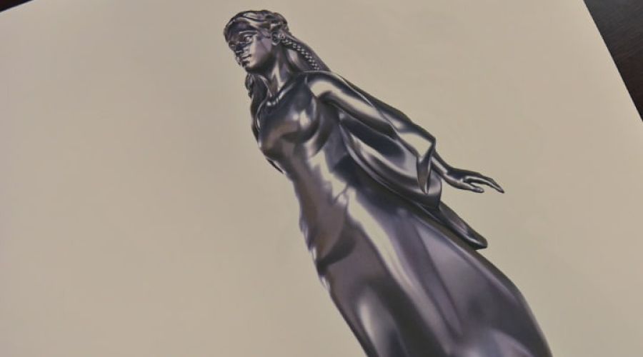 Эскиз арт-объекта «Обь»