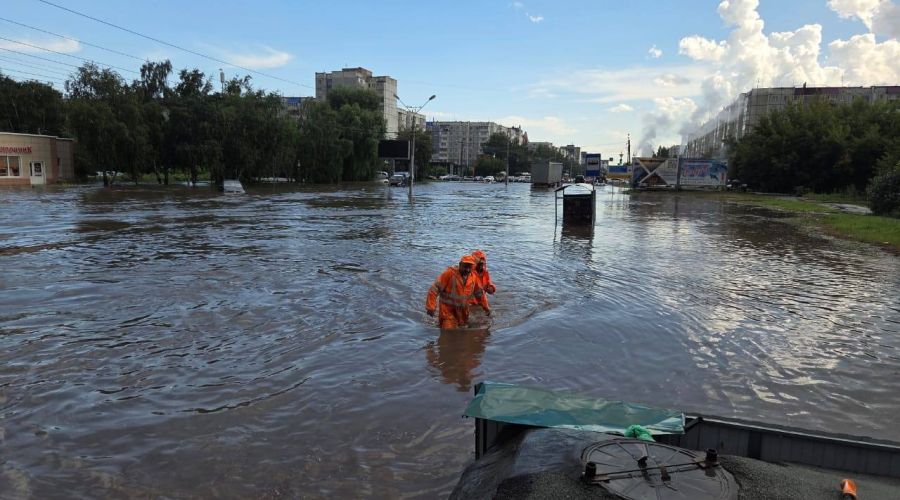 Потоп в Индустриальном районе