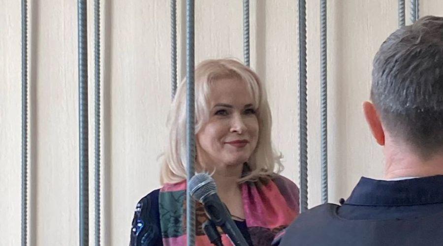 Мария Пономаренко на суде