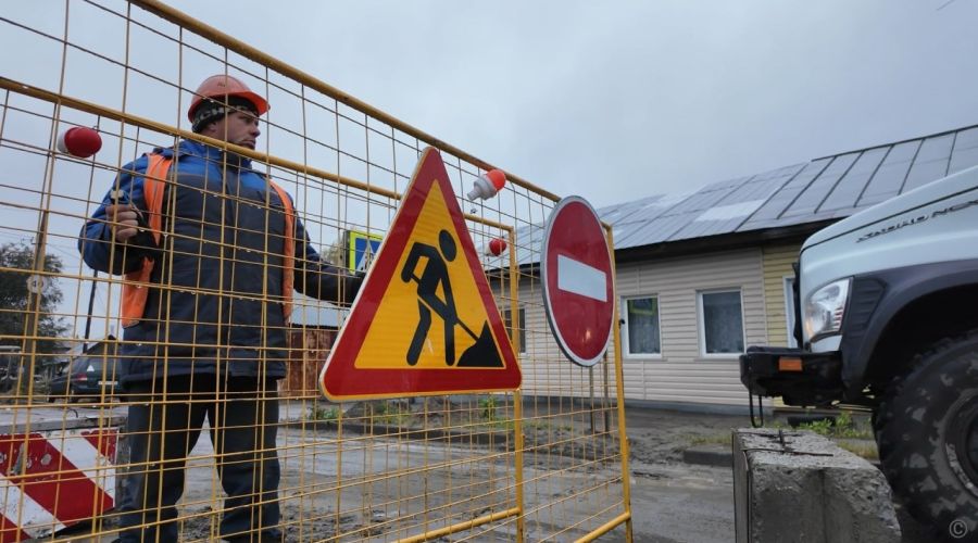 Работы по догазификации по улице Мамонтова в Барнауле