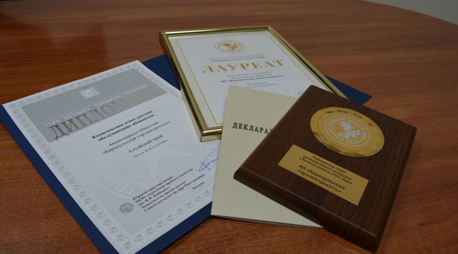 диплом конкурса «100 лучших товаров России» 