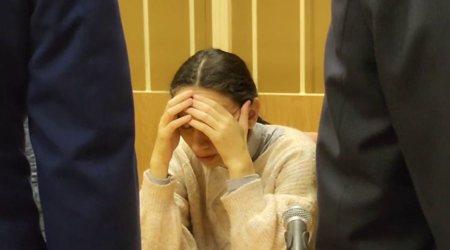 Марина Кохал во время провозглашения приговора