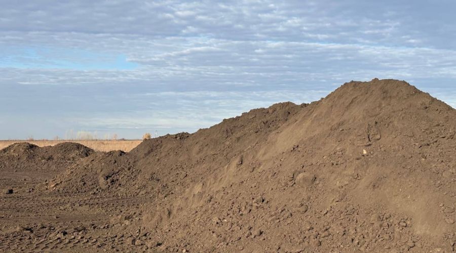 Незаконная добыча почвы под Барнаулом