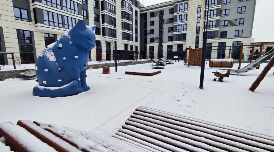 арт объект «Синий кот» 