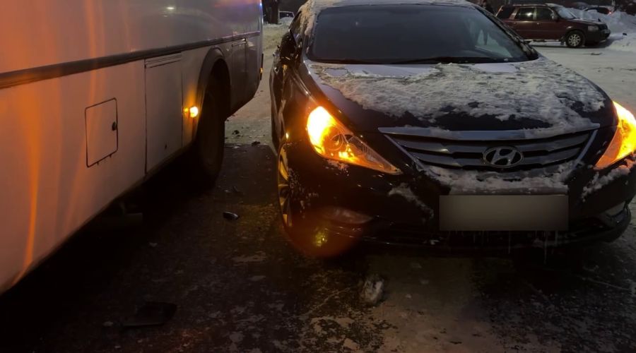 Место ДТП в Бийске