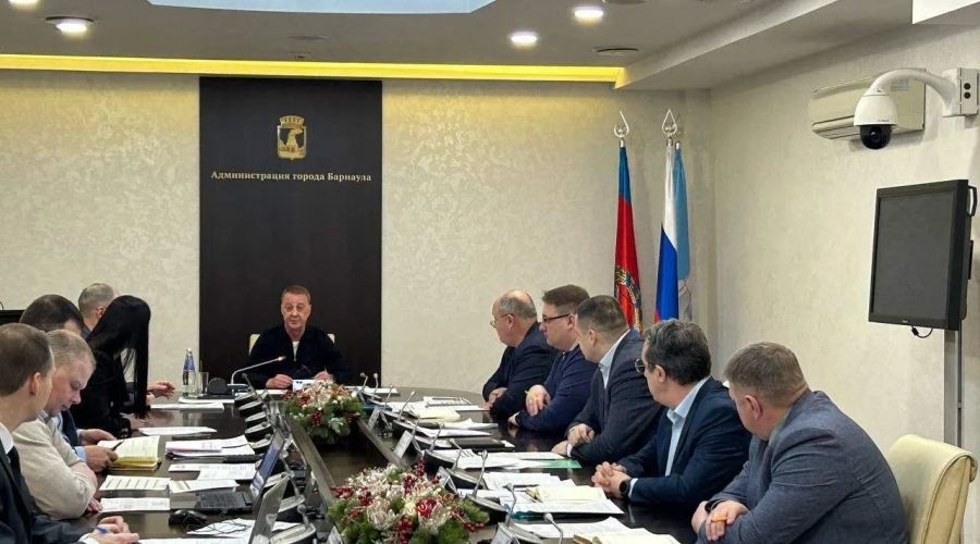 Совещание в мэрии Барнаула