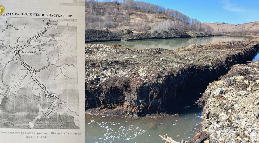 Золотодобыча в Солонешенском районе 
