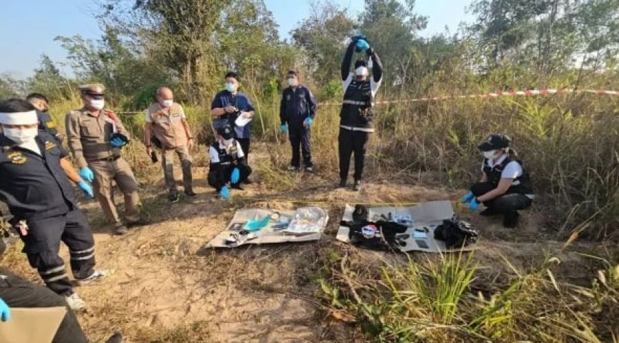 Полиция Таиланда проводит следственные действия на месте обнаружения останков Михаила Емельянова