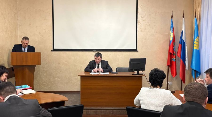 Совещание в администрации Центрального района Барнаула