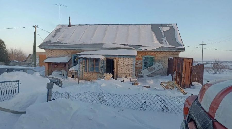 Пожар в Калманском районе