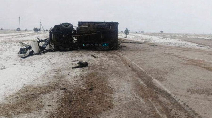 ДТП с лесовозом