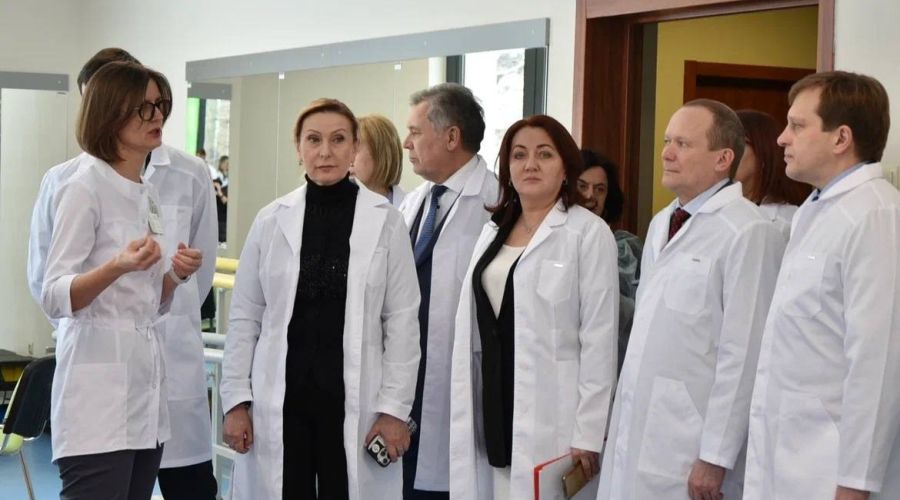 Делегация Совета Федерации. Виктор Зобнев и Инна Святенко