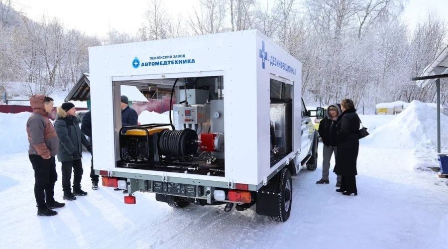 передвижная дезинфекционная установка