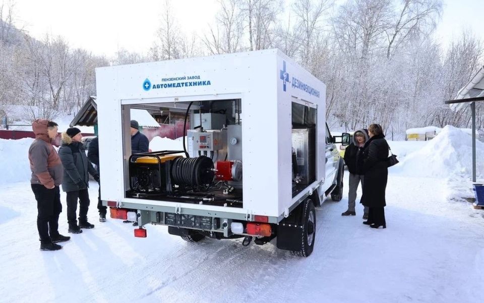 Дезинфекционные установки против пастереллеза доставили в Республику Алтай - Новости Банкфакс, 11.03.2026