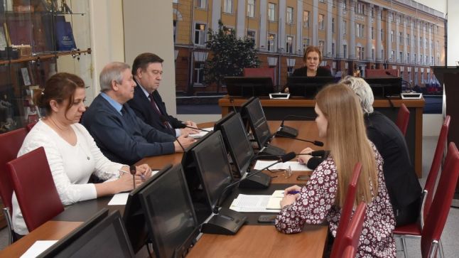 Ирина Шереметьева на заседании