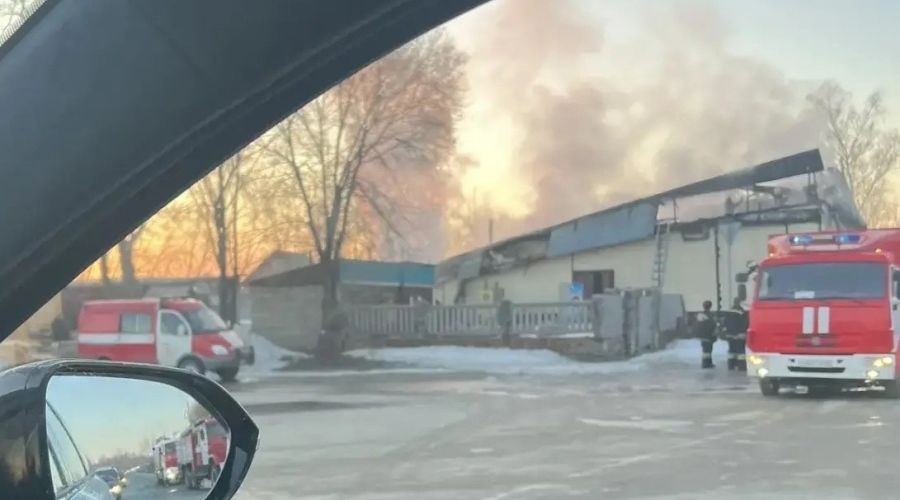 Пожар на пилораме