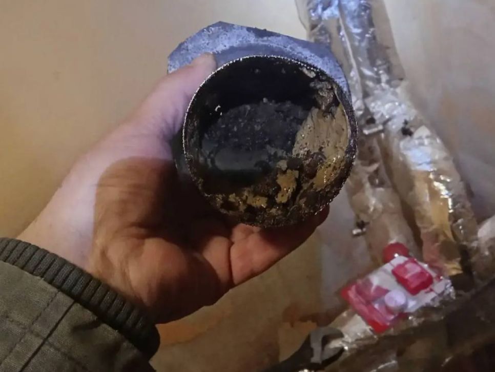 Отложения в водном фильтре