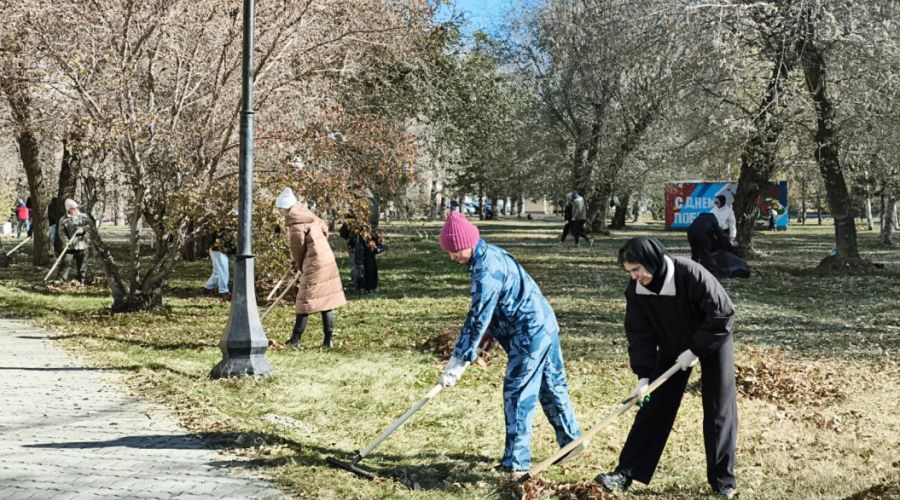 Субботник в Барнауле